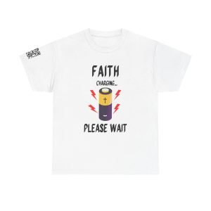 Faith Charging Unisex Tee | Perfect for Faith-Based Gifts, Spiritual Growth, Daily Motivation, Casual Wear, Inspirational Apparel